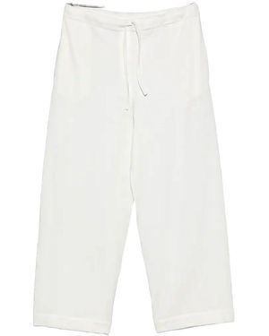The Row Faz Trousers 10988 K758 Wht" - Black