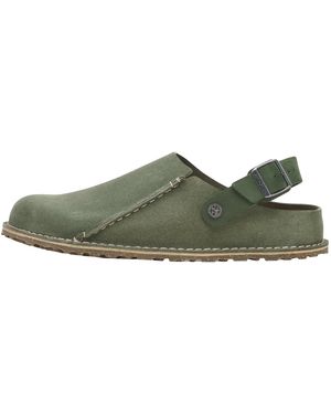 Birkenstock Lutry Premium "Leather Thyme" 1027926" - Green