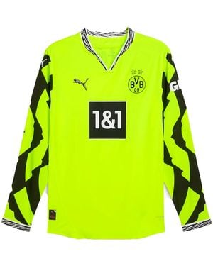 PUMA Bvb Anniversary Jersey Authentic Long Sleeve 776141 04" - Green