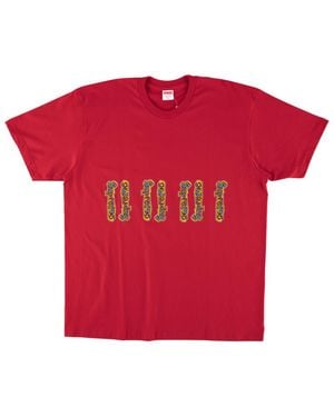 Supreme Gonz Logo T-Shirt "Ss18" Su5032" - Red