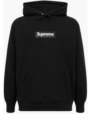 Supreme Box Logo Hoodie "Fw21" Su11221" - Black