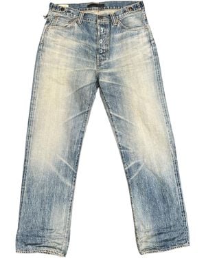 Mastercraft Union Showa Relaxed Natsuhikari Jeans "Natsuhikari" 703 10 65 821" - Black