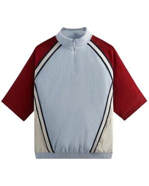 Kith Linden Retro Quarter Zip Jumper "Multi" Khm030939 469" - Black