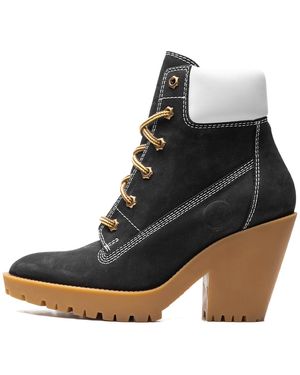 Maison Margiela Lace Up Suede Booties /Gum" S39Wu0062 Sy0183 965" - Black