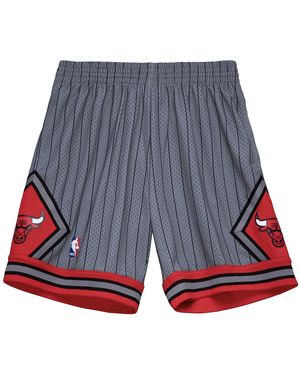 Mitchell & Ness Swingman Shorts "Nba Chicago Bulls 1995" Smshgs20121 Cbugrey95" - Blue