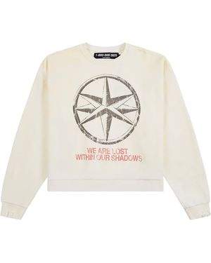 LOSTSHDWS Benz Sweatshirt "Winter" Lst 23 22713 Wht" - Black