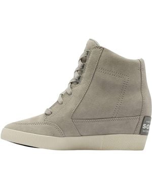 Sorel Out N About Wedge Bootie "Dove Quarry" Nl4913 081" - Black
