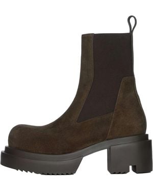 Rick Owens Beatle Bogun Boots Ro02E4832 Lcsi 106" - Black