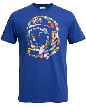 BBCICECREAM Bb Stones Short Sleeve T-Shirt "Sodalite" 861 1205 Sodalite" - Blue