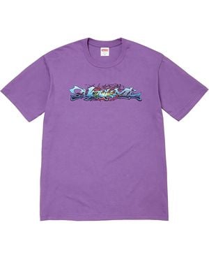 Supreme Tag T-Shirt "Fw25 - Purple