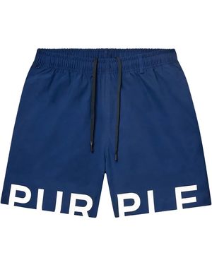 Purple Brand All Around Shorts P504 Pbrs226" - Blue