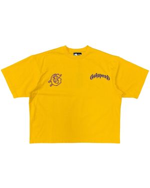 GODSPEED NEW YORK Run Club T-Shirt Gs020" - Yellow