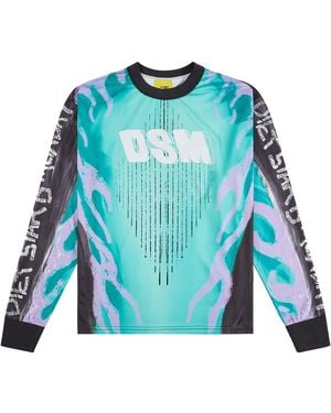 DIET STARTS MONDAY Mx Flame Jersey Dsm S26 026" - Blue