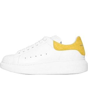 McQueen Larry Oversized Trainer "Crocodile" 553770 Wibng 9892" - Black