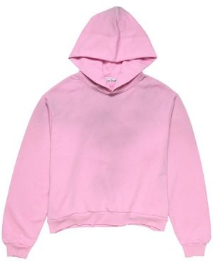Acne Studios Stockholm Fleece Logo Hoodie "Cotton Candy" Ci0136 Djs" - Black