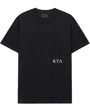 RTA Liam Short Sleeve T-Shirt Mafia Hand" Mcvuk911 T1192Bkmfh" - Black