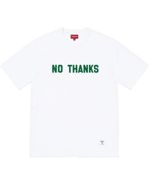 Supreme No Thanks Short Sleeves T-Shirt "Fw21 - Black