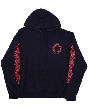 Chrome Hearts Horseshoe Logo Hoodie Chrm0130" - Blue