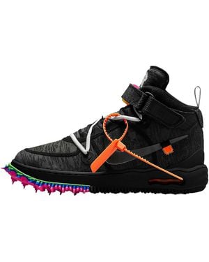 Nike Air Force 1 Mid "Off- D06290 001" - Black