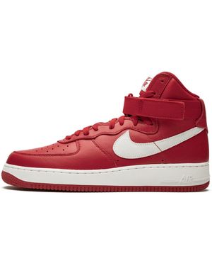 Nike Air Force 1 Hi Retro Qs "Nai Ke" 743546 600" - Red