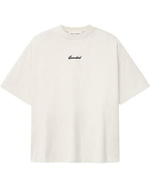 Fear Of God Signature 90S Short Sleeve T-Shirt "Ivory" 125Sp264593F" - Black