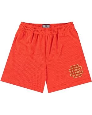 Eric Emanuel Ee Basic Shorts "Fiery Coral Ee198" - Red