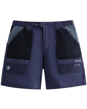 Kith Columbia Pfg Half Moon Iii Short "Nocturnal" 2059071 466" - Blue