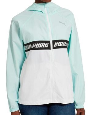 PUMA Modern Sports Full Zip Jacket "Fair Aqua - Black