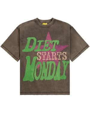 DIET STARTS MONDAY Jumbo Star T-Shirt "Vintage" Dsm Ps26 004" - Green