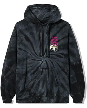 ANTI SOCIAL SOCIAL CLUB Stacked Tie Dye Hoodie "Mooneyes" 7012095" - Black