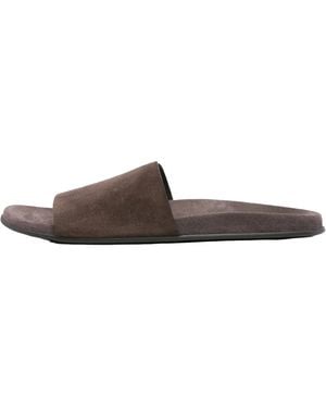 The Row Hugh Slide "Lacquer" F2109-L302 Lqb" - Black