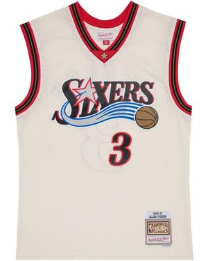 Mitchell & Ness Swingman Jersey 76Ers 2000 "76Ers Allen Iverson" Tfsm5052 P7600Aivofwh" - Black