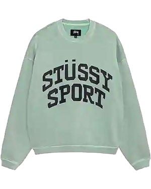 Stussy Big Crackle Sport Crew "Light" Stus424" - Green