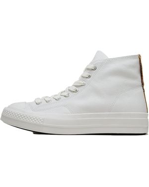 Converse Chuck Taylor All Star First String High "Premium Leather Natural" A14281C" - Black