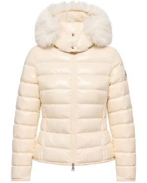 Moncler Badyeffe Hooded Short Down Jacket Ivory" Mon129" - Black
