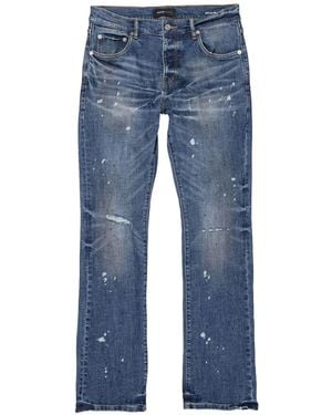 Purple Brand Stretch Flare Jeans "Mid" P004 Sbmi423" - Blue