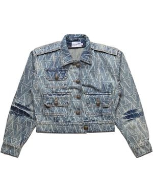 VAQUERA Denim Jacket Woven Vaq09J003" - Black