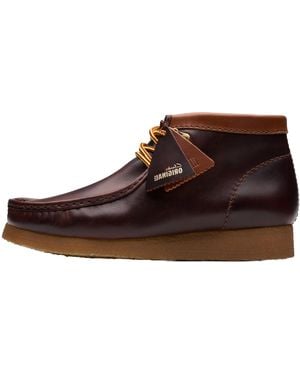 Clarks Originals Wallabee Boot Hiker "Burgandy" 26178095" - Brown
