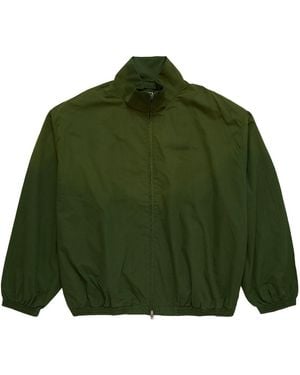 Acne Studios Logo Zipper Jacket B90863Aay" - Green