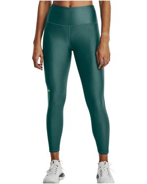 Under Armour Heatgear No-Slip Waistband Ankle Leggings "Coastal" 1365335 716" - Black