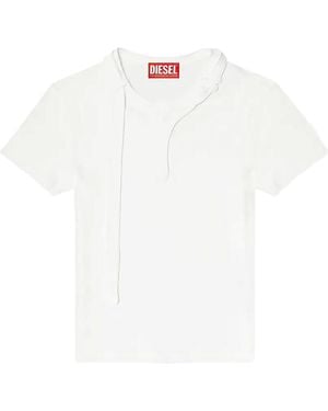DIESEL T-Iaras Short Sleeves Top A23645 0Jeai 141" - Black
