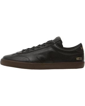 Veja Volley Signature O.T. Leather Trainers Eagle" Yp2021855B" - Black
