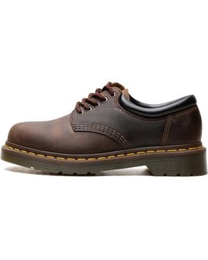 Dr. Martens 8053 Crazy Horse Leather Shoes "Dark" 11849201" - Black