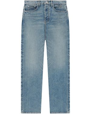 Rhude 90S Traxedo Denim Trousers Rhfw24Dp02012 2 Igo" - Blue