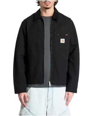 Carhartt Detroit Jacket Rinsed" I033112 00E02" - Black