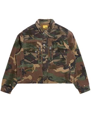 DIET STARTS MONDAY Camo Hopkins Jacket "Camo/Mulit" Dsm-S26-001" - Black