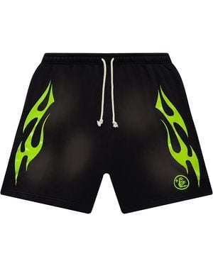 HELLSTAR Flame Shorts Hsr293" - Black