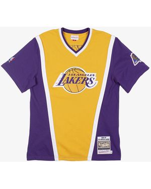 Mitchell & Ness Nba Authentic Shooting Shirt Lakers 1996-97 "Light" Asshsb20005 Lalltgd96" - Black
