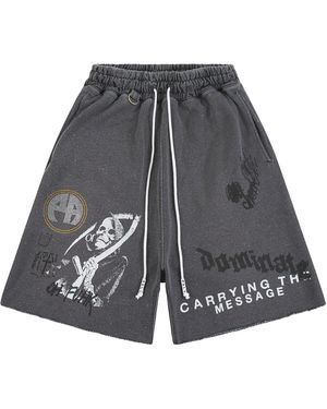 PALY Carrying The Message Sweatshorts "Vintage" 5U019Q1010Blk" - Black