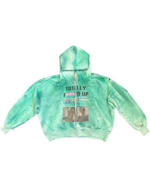 Astrum Tfu Zip Hoodie Ast003" - Green